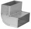 Koleno regulovateľné kanál 150x50 mm/45-90° - stena/strop pozink