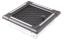 Krbová mriežka EXCLUSIVE 16x16 cm grafit / inox so žalúziou